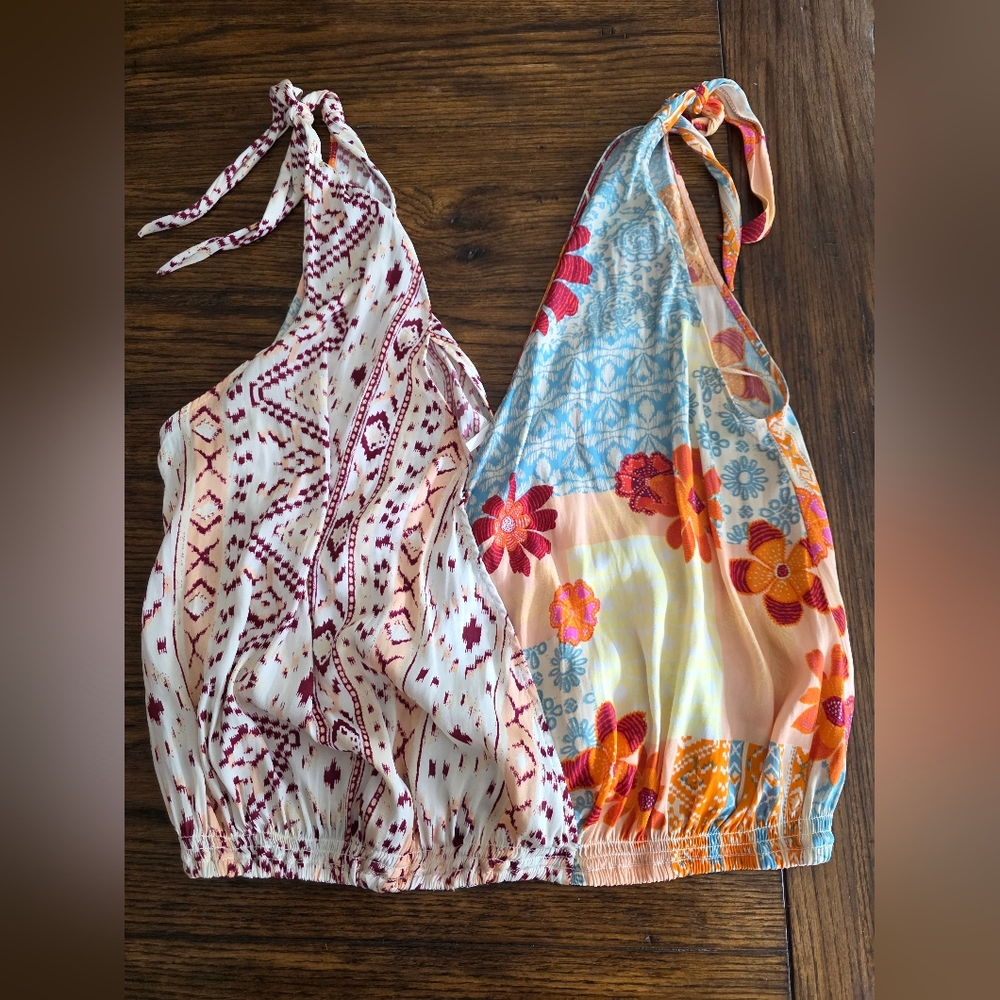 Free People Tied to You Tank  - Multicolor